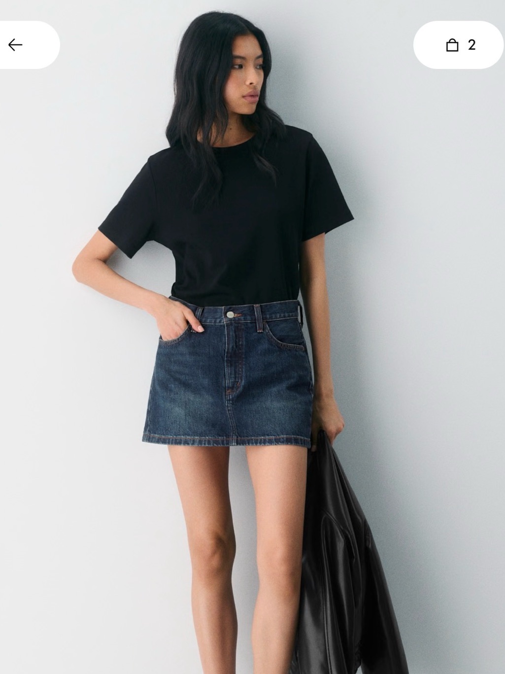 Aritzia The 90s Ricci Mink Skirt